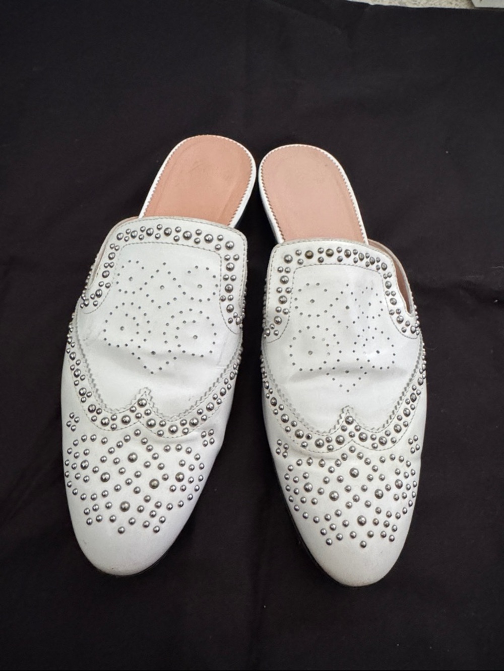 J.Crew Studded Academy Penny Loafer Mules